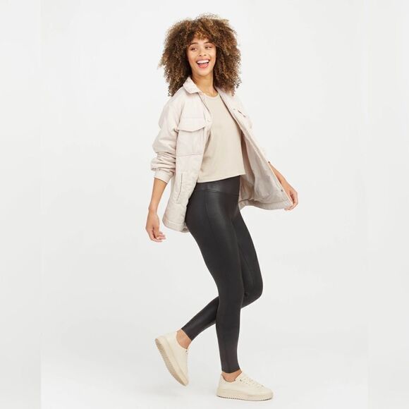 Spanx Faux Leather Leggings - Picture 10 of 10